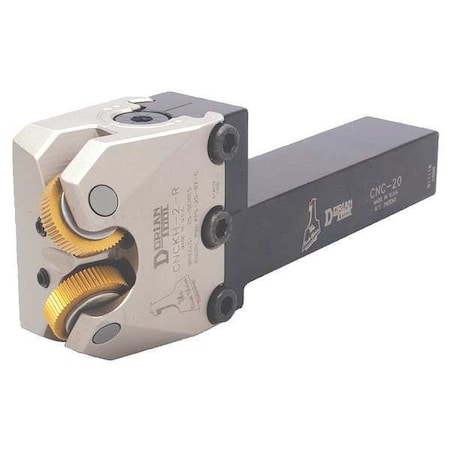 Knurling Tool, Med Dia, 7 1/4 In OAL MPN:CNC-125-2-R