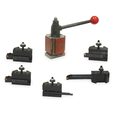Tool Post & Holder Set, 6 PC, QITP50N MPN:QITP50N-BSII
