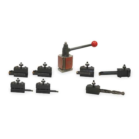 Tool Post & Holder Set, 8 PC, QITP50N MPN:QITP50N-CNC