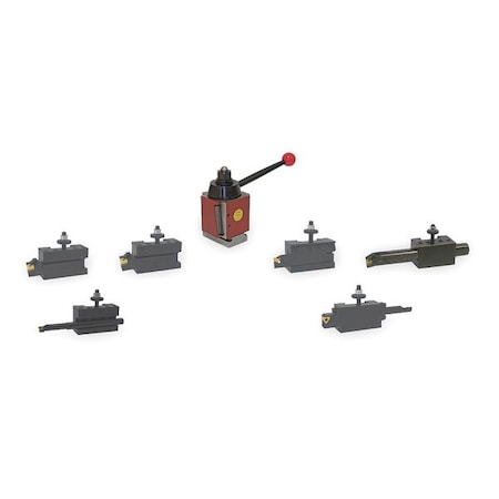 Tool Post & Holder Set, 7 PC, CA Series MPN:SDN40CA-BSII
