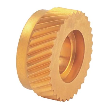 Knurl Wheel, SW4, LH DIAG, 1 In OD, 30 TPI MPN:SW4L-30-HSB-CP