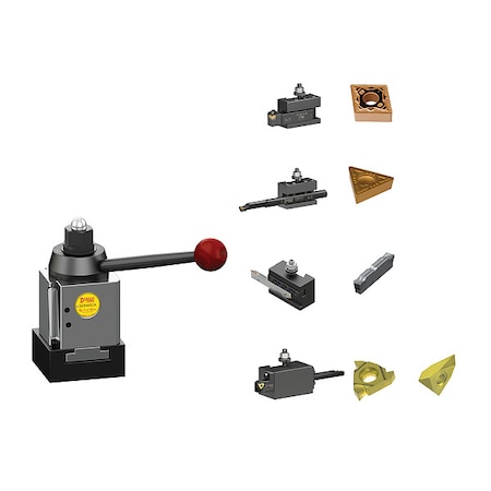 Tool Post & Holder Set, 14 PC, SDN 35 MPN:SDN35CXA-FTB