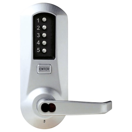 Mortise Combination Lever Lock, No Deadbolt, 6/7-Pin SFIC Prep, Less Core, Satin Chrome MPN:5066BWL-26D-41