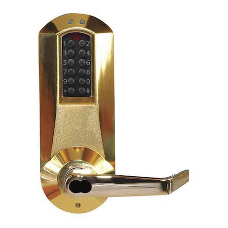 Electronic Locks, 5000, Bright Brass MPN:E5031SWL-605-41