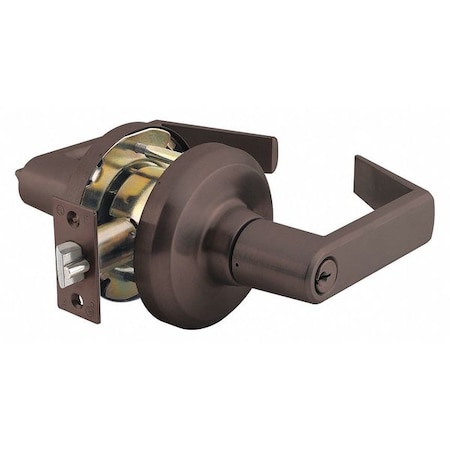 Door Lever Lockset, Oil Rubbed Bronze MPN:QCL161E613S4478SLC