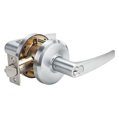 Door Lever Lockset, Satin Chrome MPN:QCL251A626S4478SLC