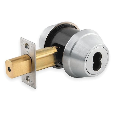 Deadbolt Less Cylinder, HD, Satin Chrome MPN:QDB283626S4DBSLC