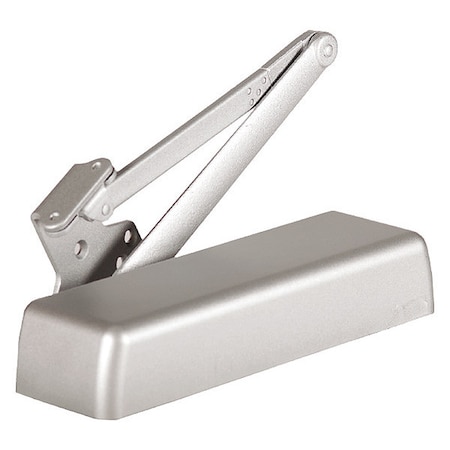 Manual, Hydraulic, Stanley QDC 100, Door Closer, Extra Heavy Duty Interior and Exterior, Gray MPN:QDC112R689