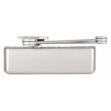 Manual, Hydraulic, Stanley QDC 100, Door Closer, Extra Heavy Duty Interior and Exterior, Gray MPN:QDC113R689BF