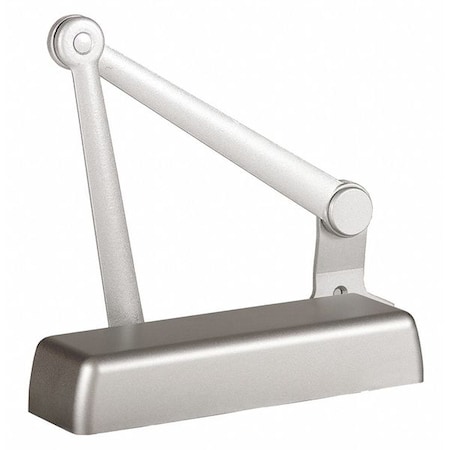 Manual, Hydraulic, Stanley QDC 100, Door Closer, Extra Heavy Duty Interior and Exterior, Gray MPN:QDC115R689BF