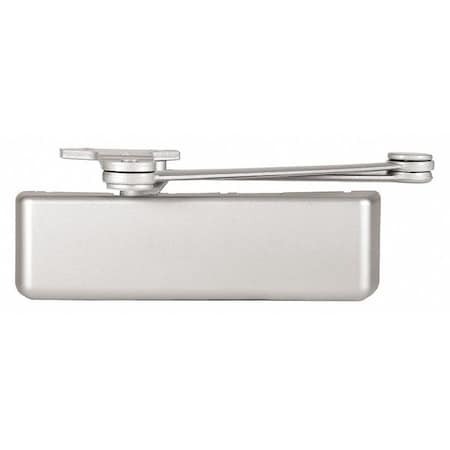 Manual, Hydraulic, Stanley QDC 100, Door Closer, Extra Heavy Duty Interior and Exterior, Gray MPN:QDC117R689BF