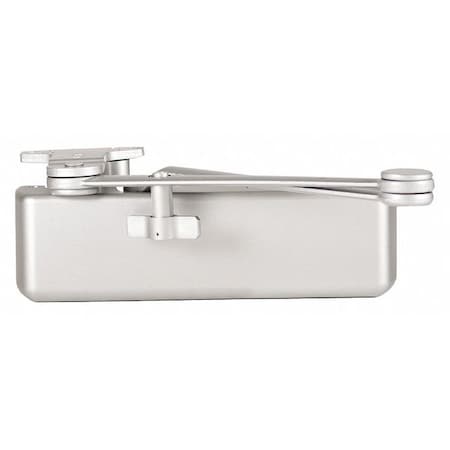 Manual, Hydraulic, Stanley QDC 100, Door Closer, Extra Heavy Duty Interior and Exterior, Gray MPN:QDC118R689