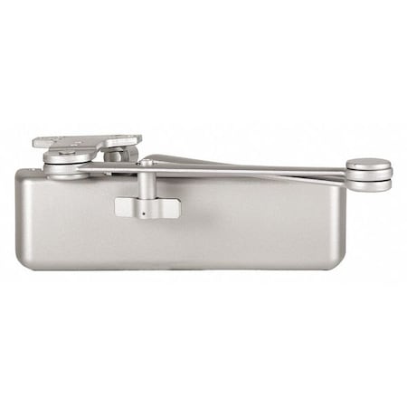 Manual, Hydraulic, Stanley QDC 100, Door Closer, Extra Heavy Duty Interior and Exterior, Gray MPN:QDC120R689