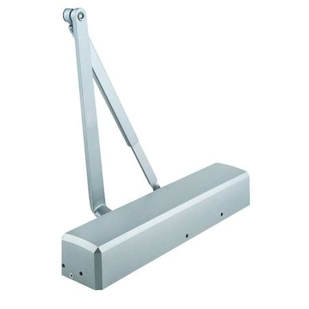 Manual, Hydraulic, Stanley QDC 200, Door Closer, Heavy Duty Interior and Exterior, Gray MPN:QDC211F689