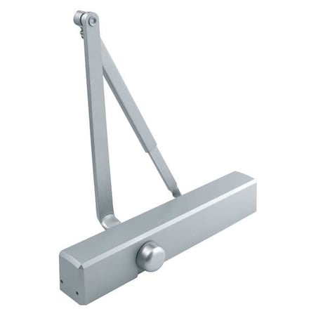 Manual, Hydraulic, Stanley QDC 200, Door Closer, Heavy Duty Interior and Exterior, Gray MPN:QDC211S689