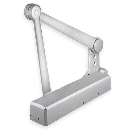 Manual, Hydraulic, Stanley QDC 200, Door Closer, Heavy Duty Interior and Exterior, Gray MPN:QDC213F689