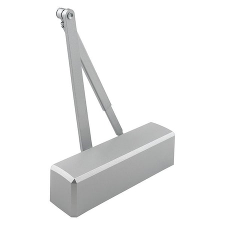 Manual, Hydraulic, Stanley QDC 300, Door Closer, Standard Duty Interior and Exterior, Gray MPN:QDC311F689