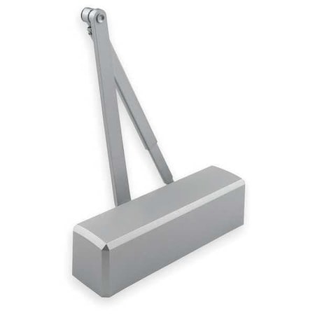 Manual, Hydraulic, Stanley QDC 300, Door Closer, Standard Duty Interior and Exterior, Gray MPN:QDC311NC689