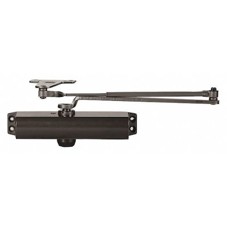 Manual, Hydraulic, Stanley QDC 300, Door Closer, Standard Duty Interior and Exterior, Bronze MPN:QDC311NC690