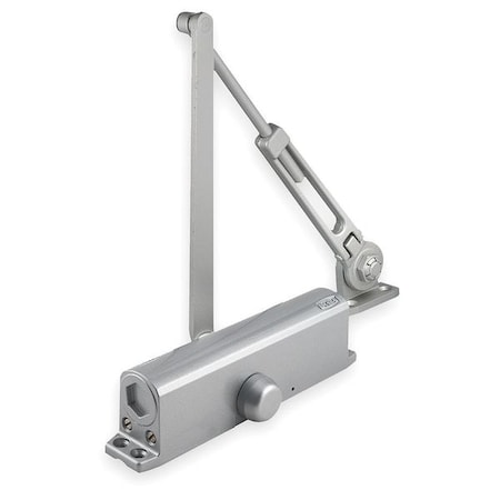 Manual, Hydraulic, Stanley QDC 300, Door Closer, Standard Duty Interior and Exterior, Gray MPN:QDC312NC689