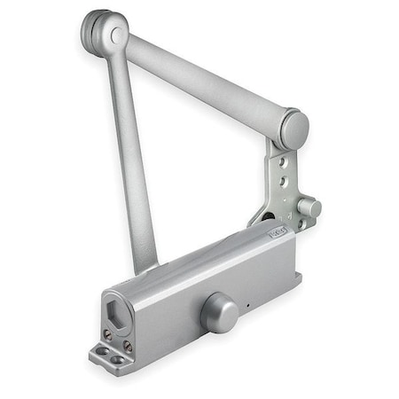 Manual, Hydraulic, Stanley QDC 300, Door Closer, Heavy Duty Interior and Exterior, Gray MPN:QDC313NC689