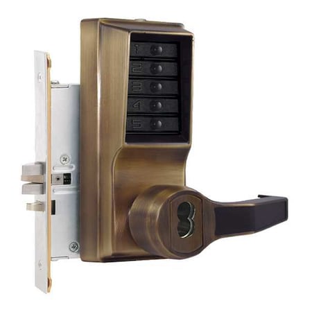 Push Button Lockset, Right, Antique Brass MPN:R8146B-05-41