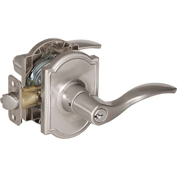 Entry Lever Lockset for 1-3/8 to 1-3/4