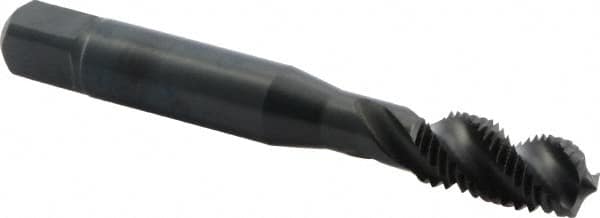 Spiral Flute Tap: 3/8-20, BSF, 3 Flute, Bottoming, High Speed Steel, Oxide Finish MPN:5976616