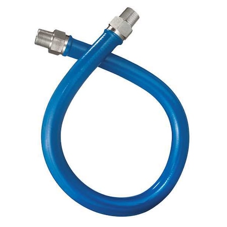 Gas Safety Hose, 1 x48 In L, 451, 000 BTU MPN:16100BP48