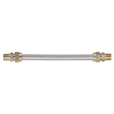 Gas Connetor, 304 SS, 5/8 x 24 In MPN:30-4141-24