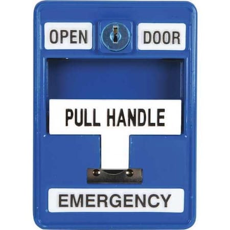Emergency Pull Station, 30VAC/DC, Blue MPN:6510/BL-S35xCS