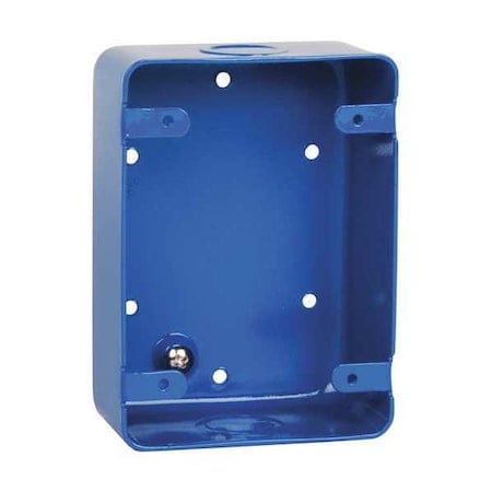 Back Box, Blue, 1-1/2