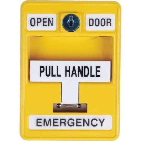 Emergency Pull Station, 30VAC/DC, Yellow MPN:6510/YL-S35