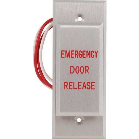 Push to Exit Button, 24VDC, 1-3/4
