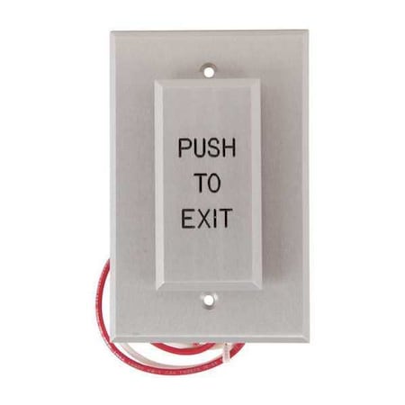 Push to Exit Button, 24VDC, Silver Button MPN:W5286-P23DAxE1