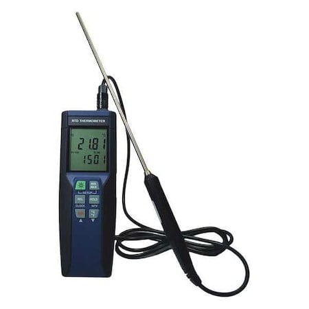 Thermometer, LCD, 2 in, RTD MPN:CT376DIG