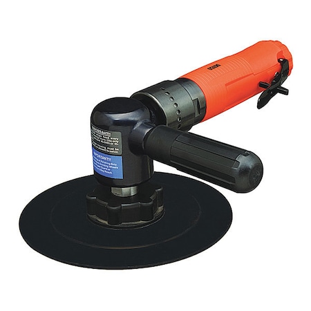 12-27 Series Right Angle Sander/Polisher, Pneumatic, 7 in Disc Capacity, 6, 000 RPM, 5/8-11 Thread MPN:12L2750-80
