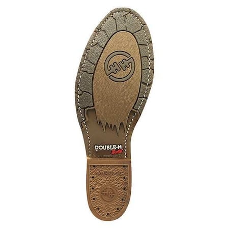Men's Western Boot, 11 D, Steel Toe, 12 in H, Brown, DH1592 MPN:DH1592 SZ: 11D