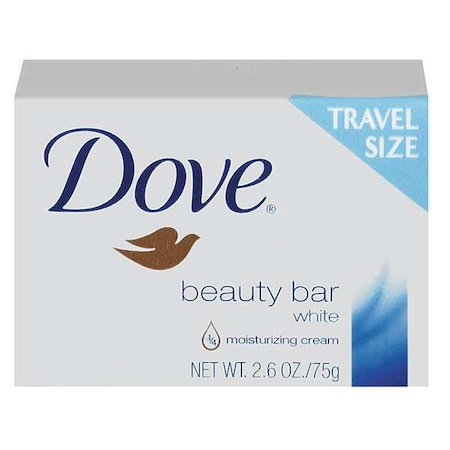 Body Soap, Perfumed, White, 2.6 oz, Moisturizing, Wrapped MPN:CB126811