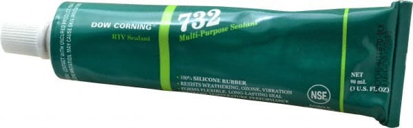 Joint Sealant: 3 oz Tube, Black, RTV Silicone MPN:2112531