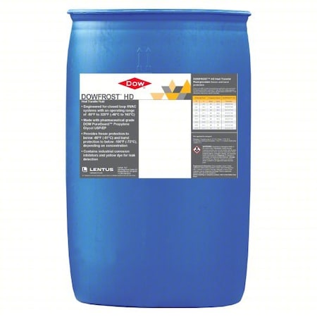 DOWFROST GLYCOL BLUE-55 GALLON DRUM MPN:9990221