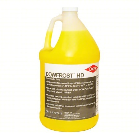 Freeze Protectant, Yellow, 1 gal, Bottle MPN:9992103