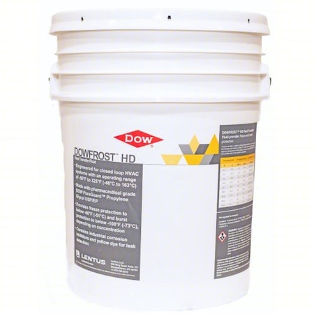 Freeze Protectant, Yellow, 5 gal, Pail MPN:9992157
