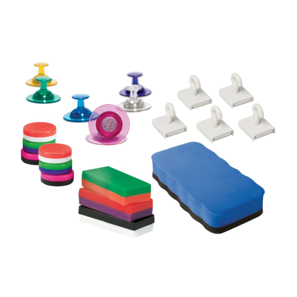 Dowling Magnets Magnetic Whiteboard 21-Piece Accessories Bundle MPN:DO-735501