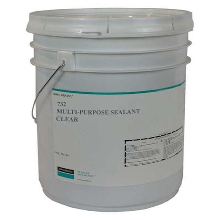 Multi-Purpose Sealant, 18 kg, Pail, Clear, Silicone Base, 732 MPN:2036932