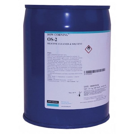 Cleaner and Surface Prep, 2.9 kg, Pail, Clear, Silicone Base, OS-2 MPN:3164870