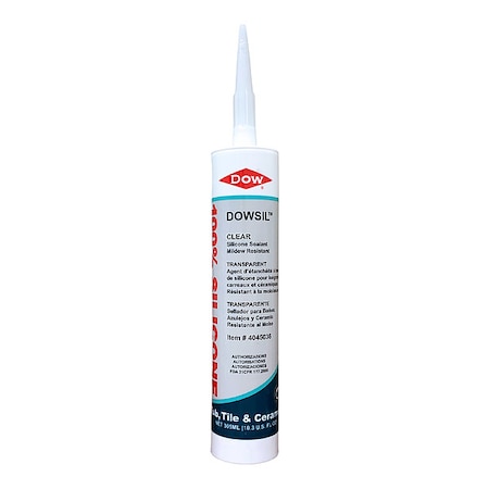 Silicone Sealant, 10 oz, Cartridge, White, Silicone Base, Tub/Tile/Ceramic MPN:4045039