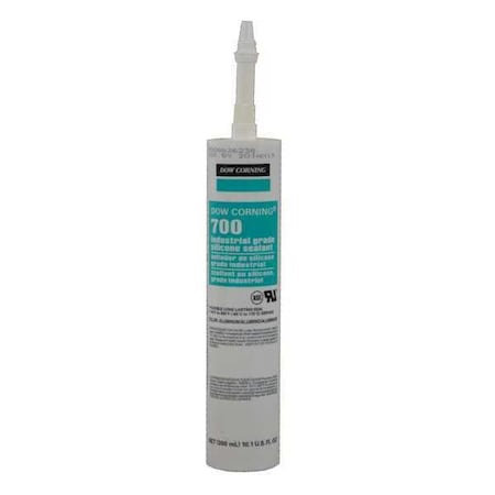 Silicone Sealant, 10 oz, Cartridge, Aluminum Gray, Silicone Base, 700 MPN:4060123