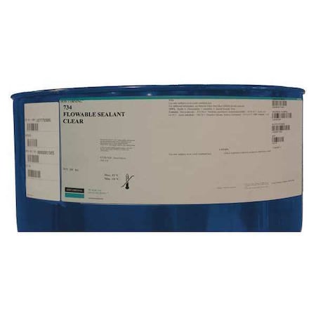 Flowable Sealant, 204 kg, Pail, Clear, Silicone Base, 734 MPN:4101950