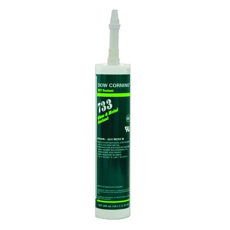 Silicone Sealant, 10 oz, Cartridge, Aluminum Gray, Silicone Base, 733 MPN:99179264